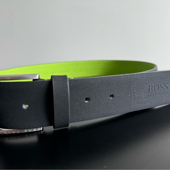 Hugo Boss leather belt, men, size 32” - Picture 2 of 10
